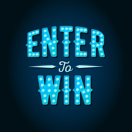 Graphic that says Enter To Win